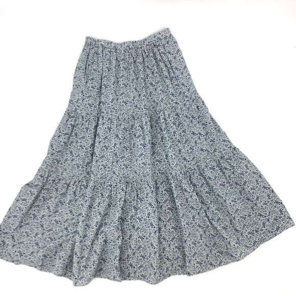 Madewell Button Front Tiered Maxi Skirt in Florentine Floral - Picture 12 of 15